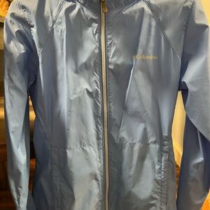 Women’s  columbia Light Blue Raincoat